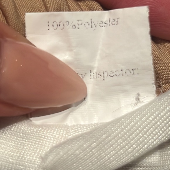 Girls Womens Pleated Skirt School Uniform Mini Skirts khaki tan side zip size 8 - Picture 9 of 9